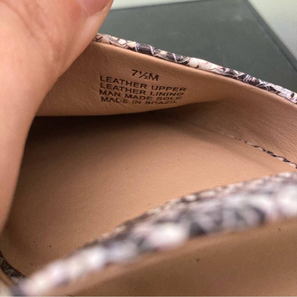 ABLE | Joselyne Snake Python Leather Double Strap… - image 7